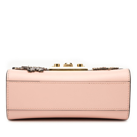 GUCCI Authentic Pink Leather Shoulder Bag - Picture 3 of 6